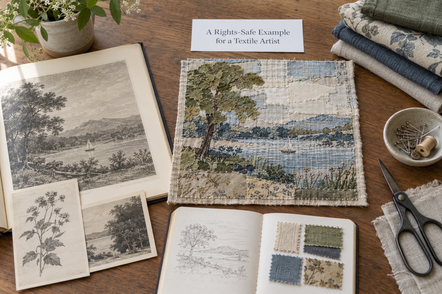 A Rights-Safe Example for a Textile Artist