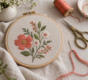 how to knot embroidery thread invisibly