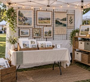 how to sell art at a craft fair