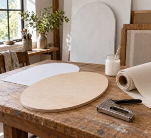 how to make shaped panels for paintings