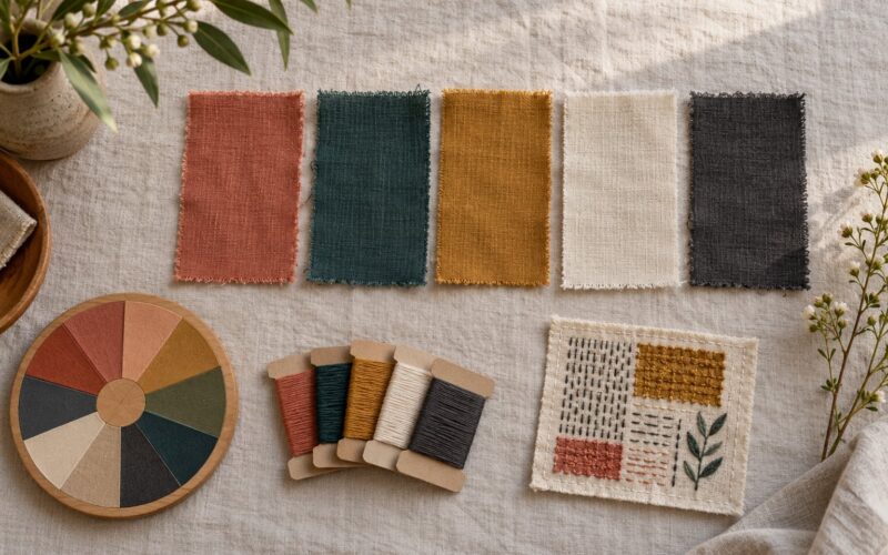 How to Pick a Color Palette for Textile Art: 6 Steps 2026