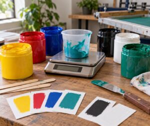 how to mix screen printing ink colors