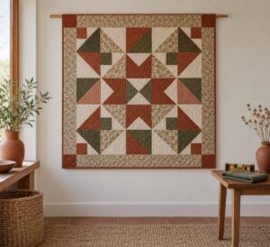 how to hang a quilt on a wall without damaging it