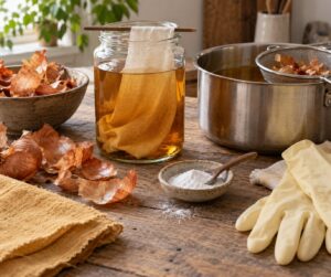 how to dye fabric with natural materials