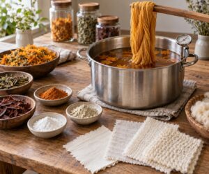 how to set natural dyes so they do not fade