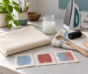 how to paint on fabric so it stays soft