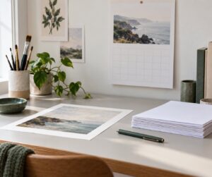 how to list group shows on an artist resume