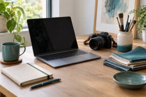 how to start an art blog
