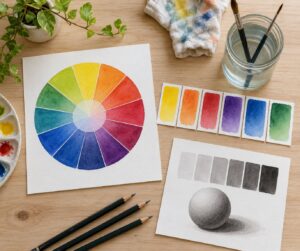 how to teach color theory to beginners