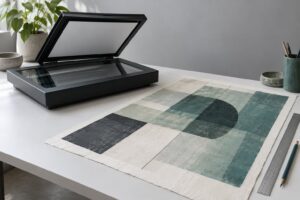 how to scan artwork larger than the scanner bed