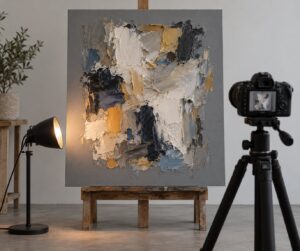 how to photograph textured artwork