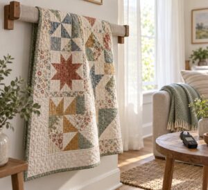 how to care for a quilt hung in sunlight