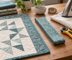 how to finish quilt edges without binding