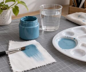 how to thin acrylic paint for fabric