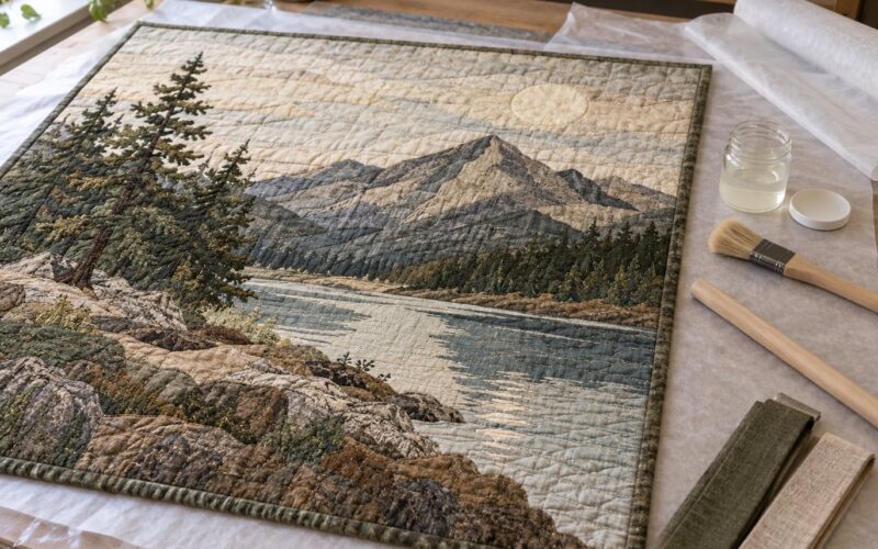 How to Seal a Finished Art Quilt for Hanging (October 2026)