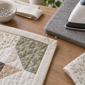 how to miter quilt binding corners