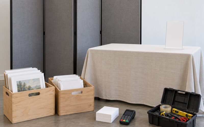 How to Set Up an Art Fair Booth Display That Stands Out 2026