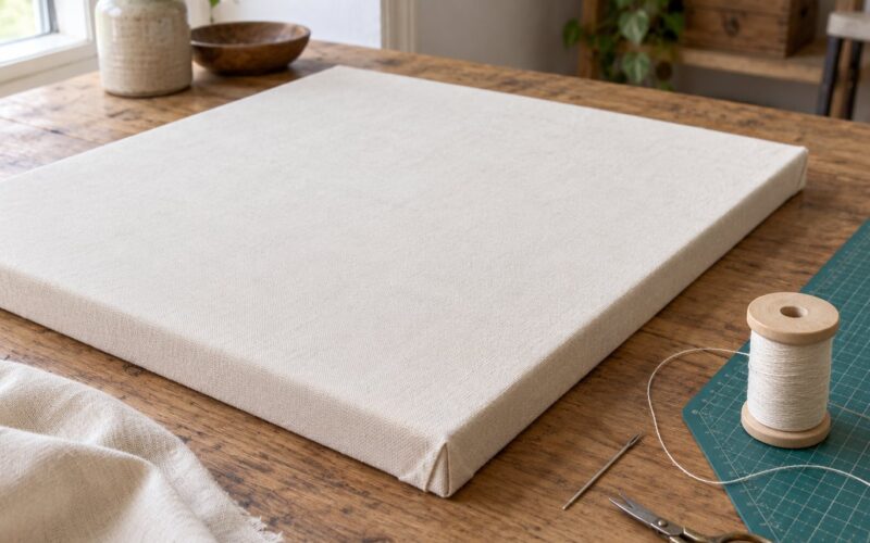 How to Sew Fabric Onto Stretched Canvas: An Artist’s Guide 2026