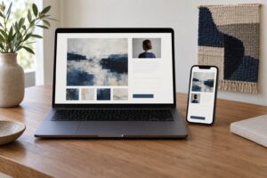 what pages does an artist website need