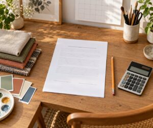 how to write an art commission contract