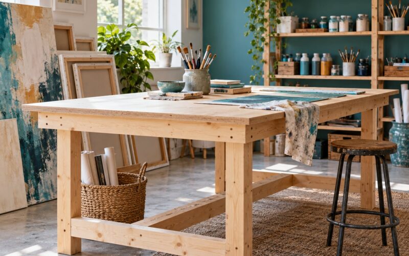 How to Build a Cheap Studio Work Table (October 2026)