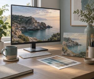 how to edit art photos for accurate color