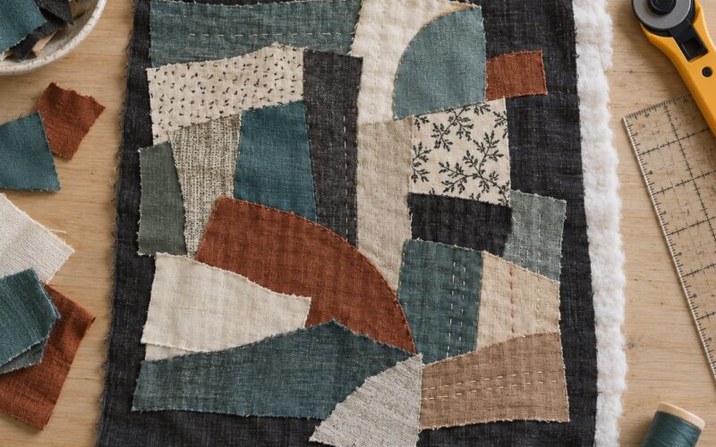 How to Use Scraps to Make a Collage Quilt (October 2026)