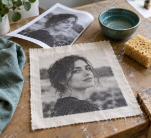 how to transfer an image onto fabric