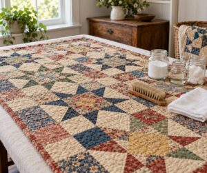 how to clean a vintage quilt safely