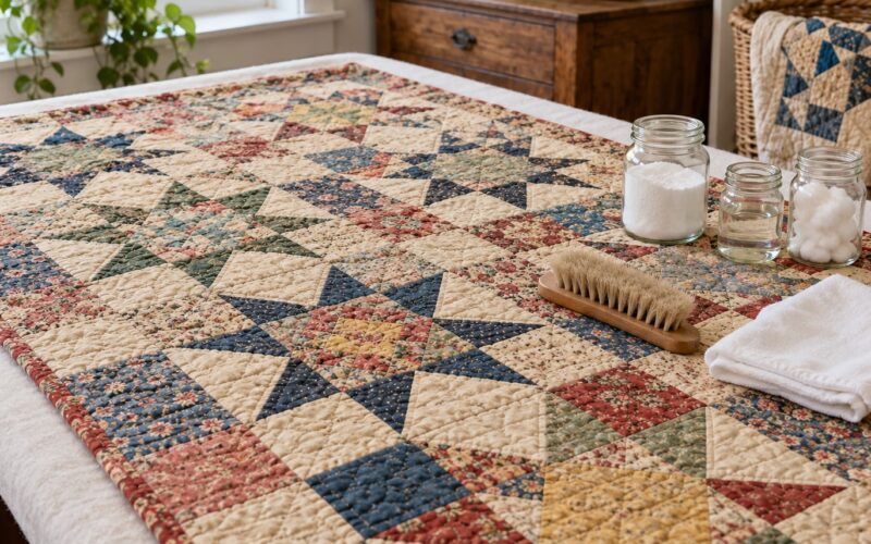 How to Clean a Vintage Quilt Safely: Step-by-Step (2026)