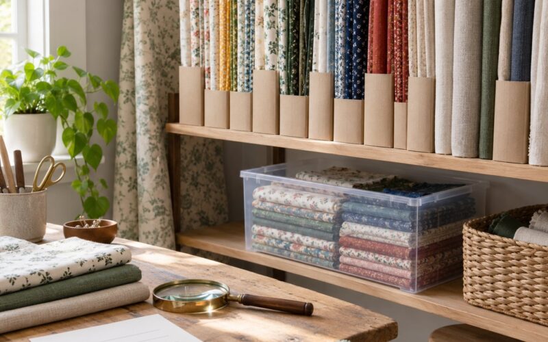 How to Store Fabric in a Small Studio: 7 Simple Ways (2026)