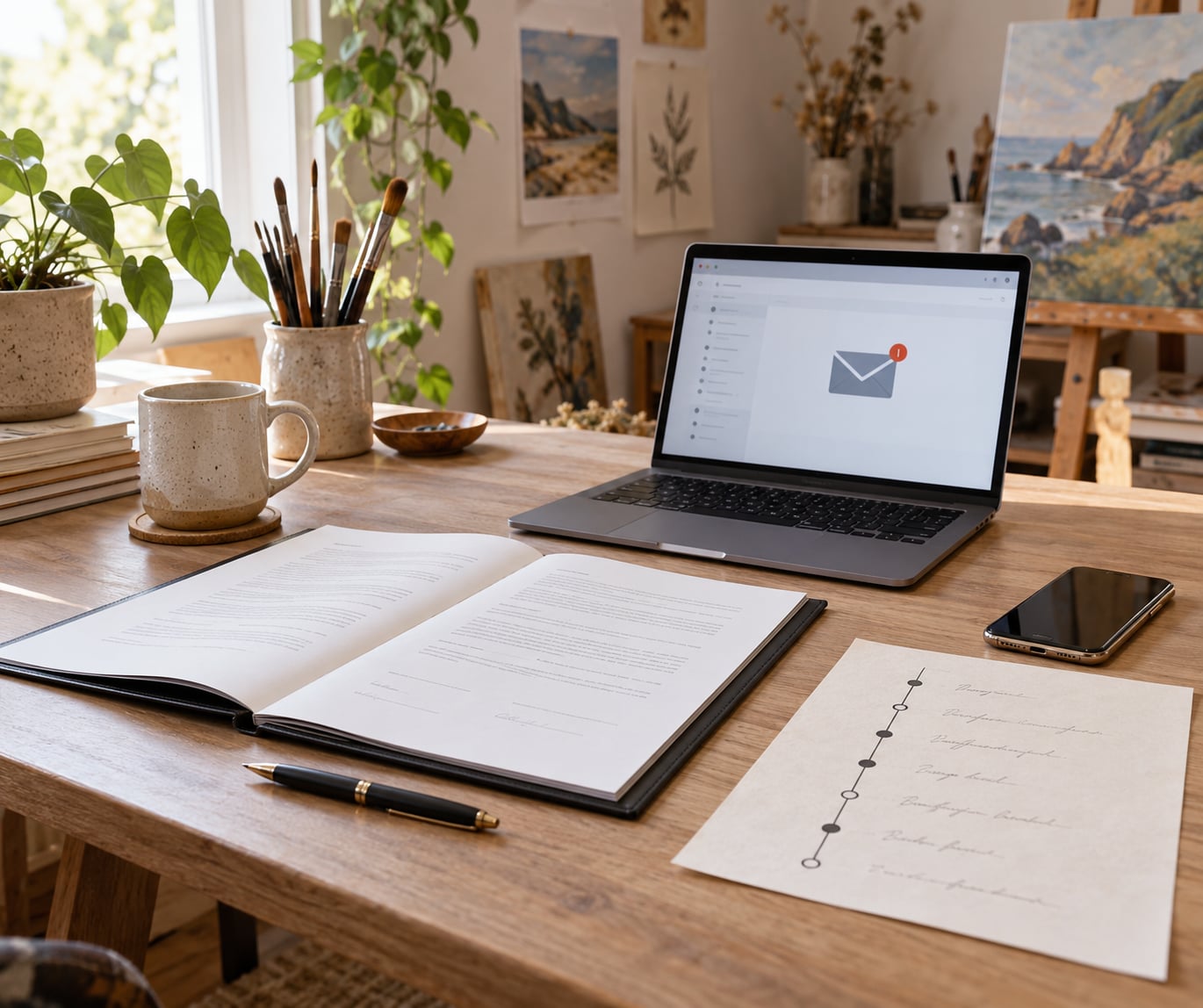 what to do when a commission client disappears