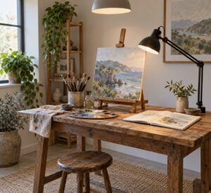 how to light a studio for making art