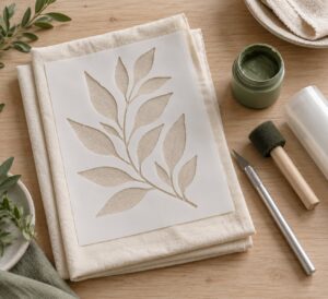 how to make your own fabric stencils