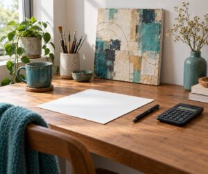 how to write a receipt for artwork sold