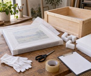 how to prepare artwork for gallery delivery