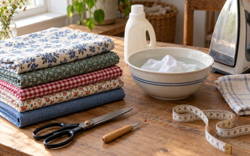 How to Prepare Thrifted Fabric for Sewing (2026)