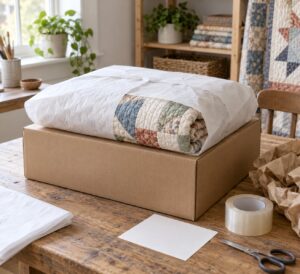how to ship a quilt to a buyer