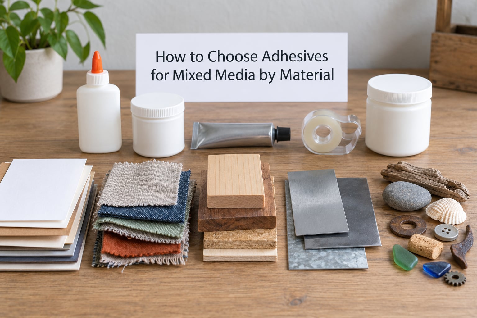 How to Choose Adhesives for Mixed Media by Material