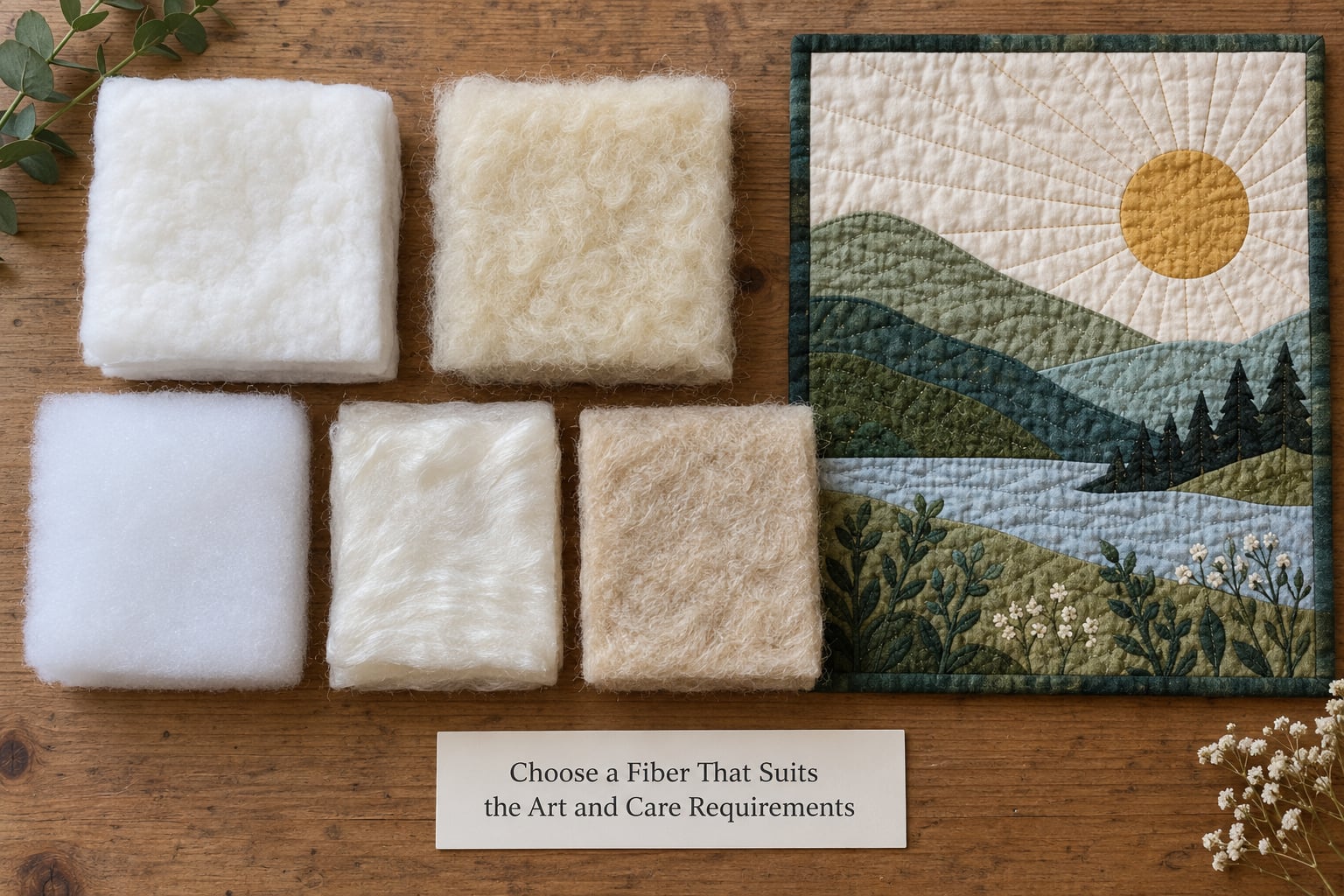 Choose a Fiber That Suits the Art and Care Requirements