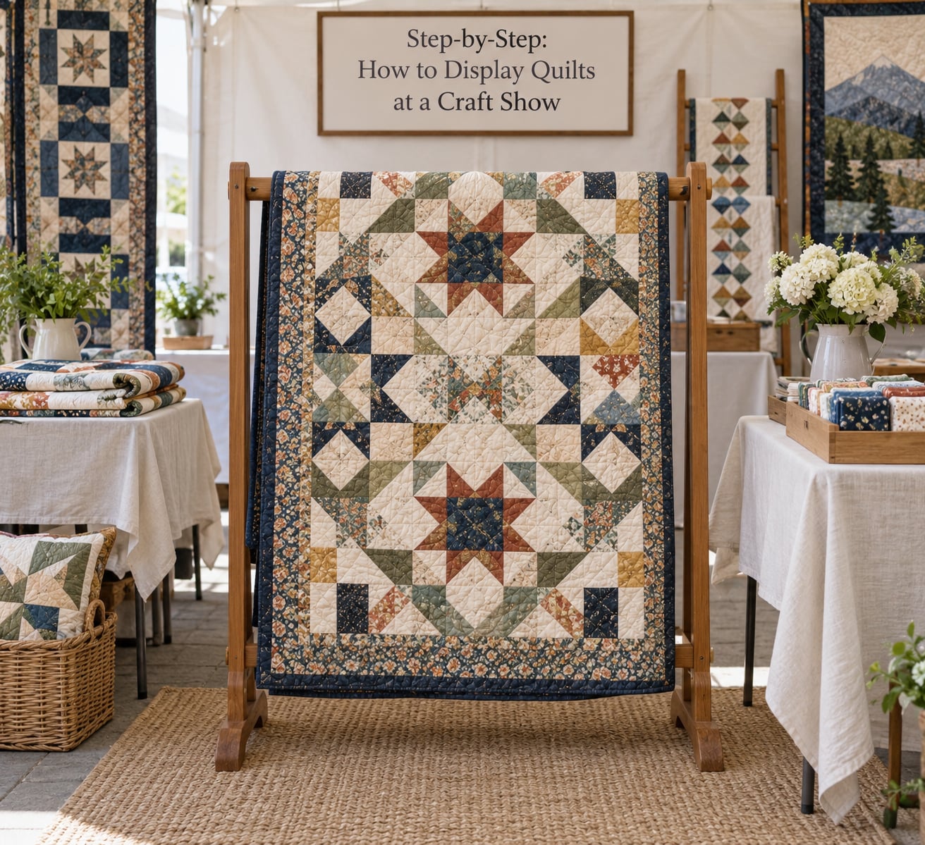 Step-by-Step: How to Display Quilts at a Craft Show