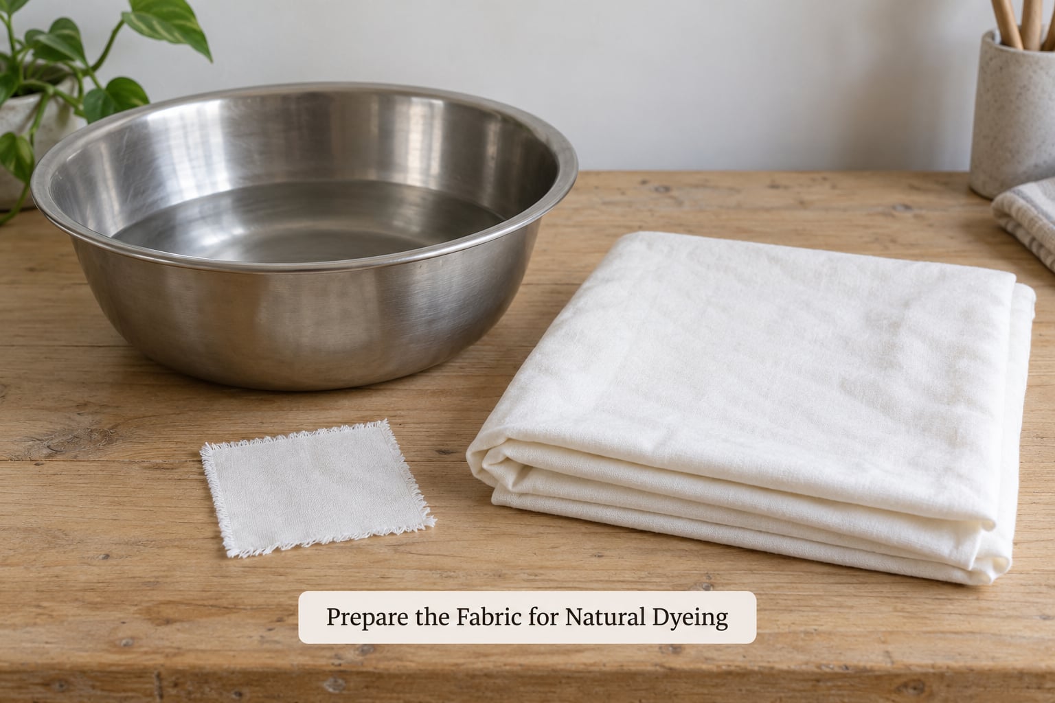 Prepare the Fabric for Natural Dyeing