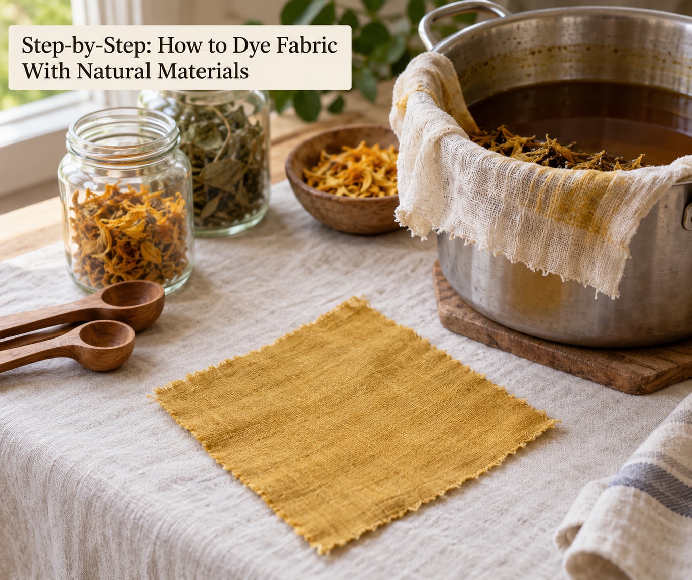 Step-by-Step: How to Dye Fabric With Natural Materials