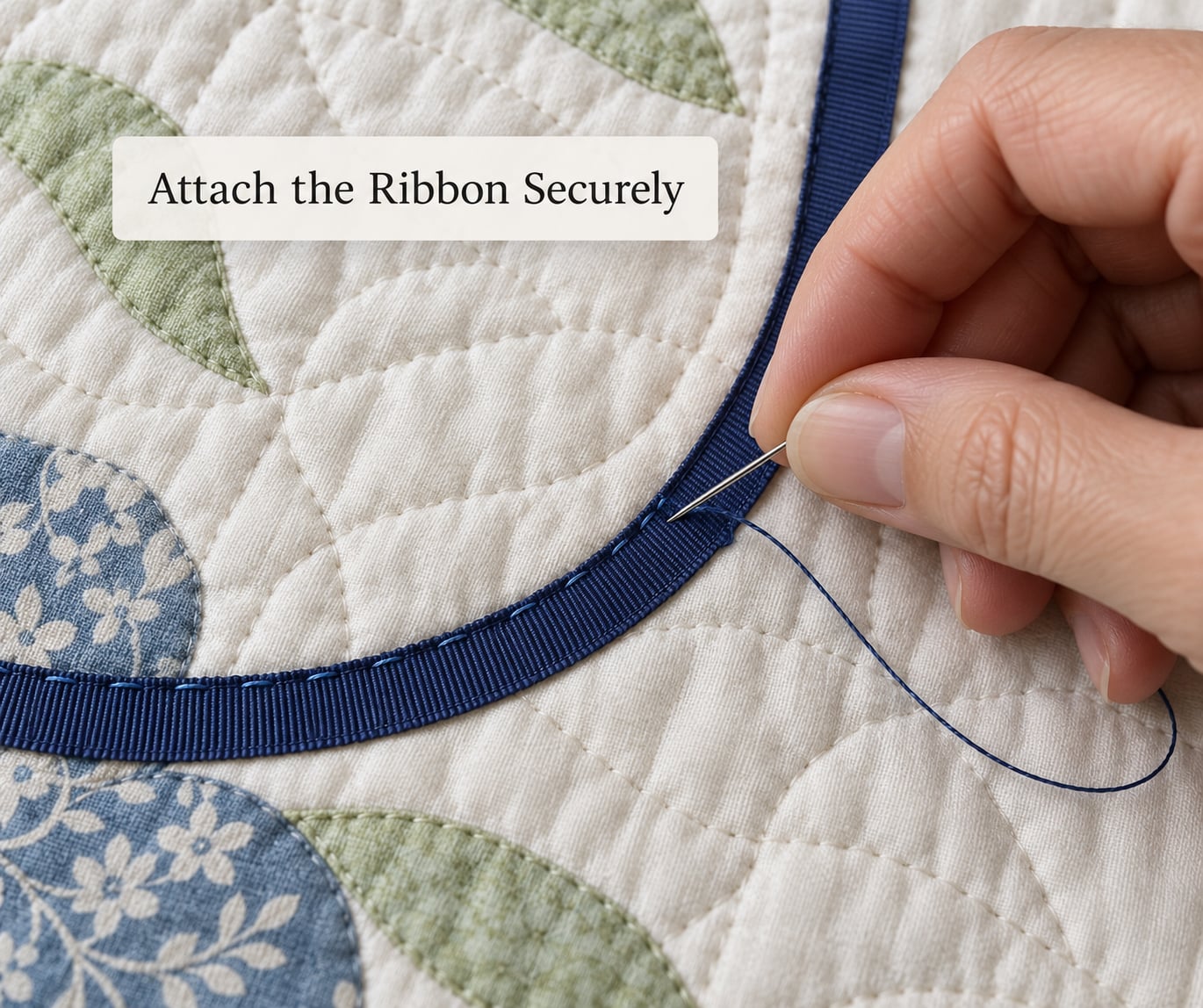 Attach the Ribbon Securely