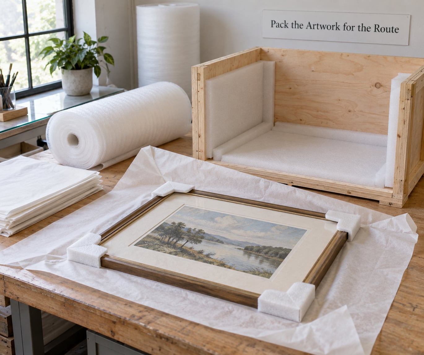 Pack the Artwork for the Route