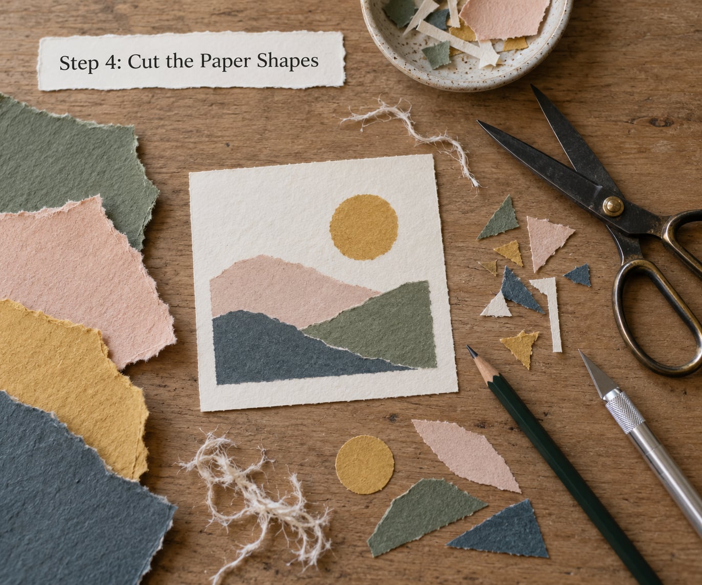 Step 4: Cut the Paper Shapes