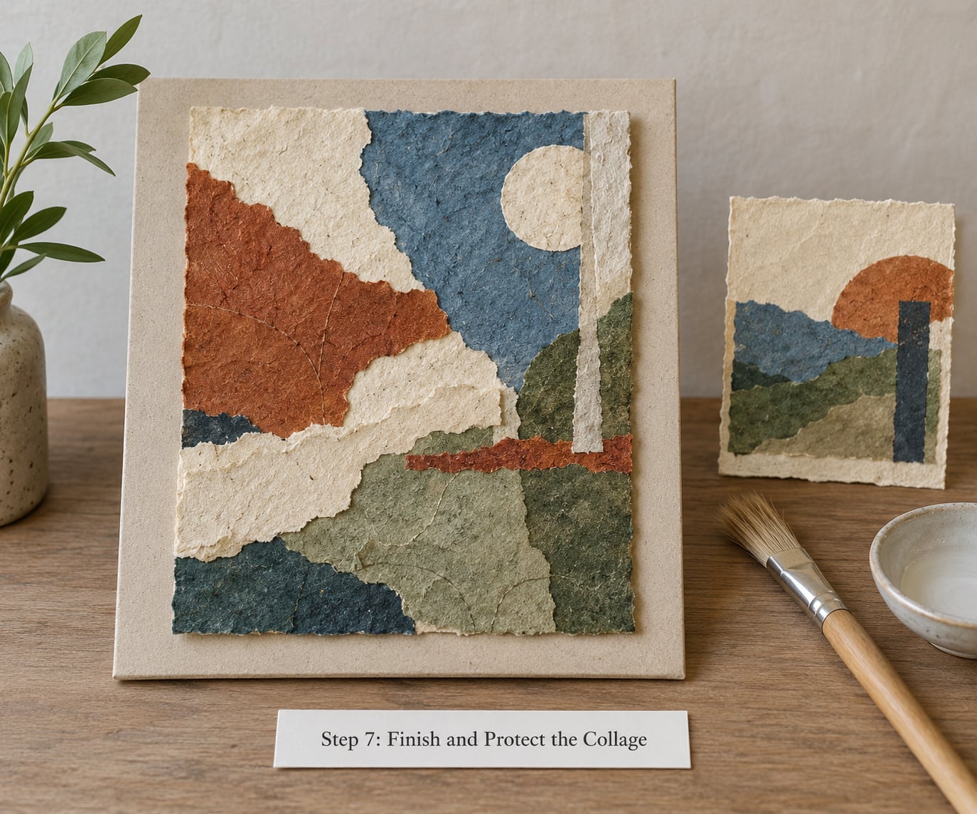 Step 7: Finish and Protect the Collage