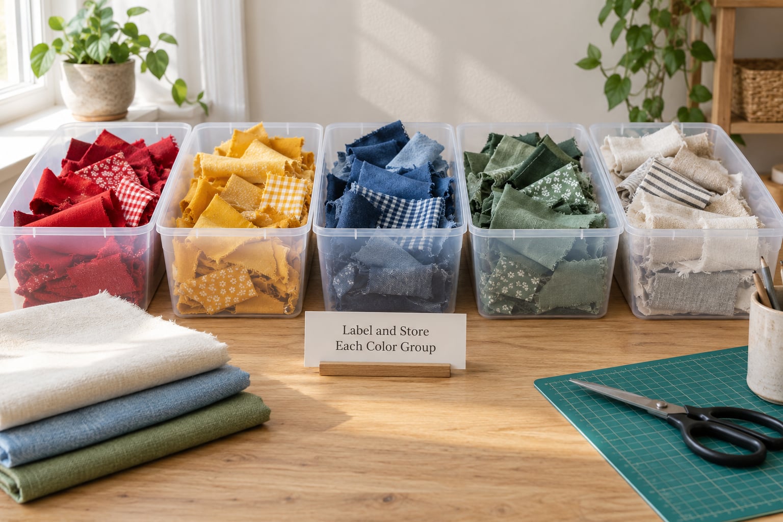 Label and Store Each Color Group