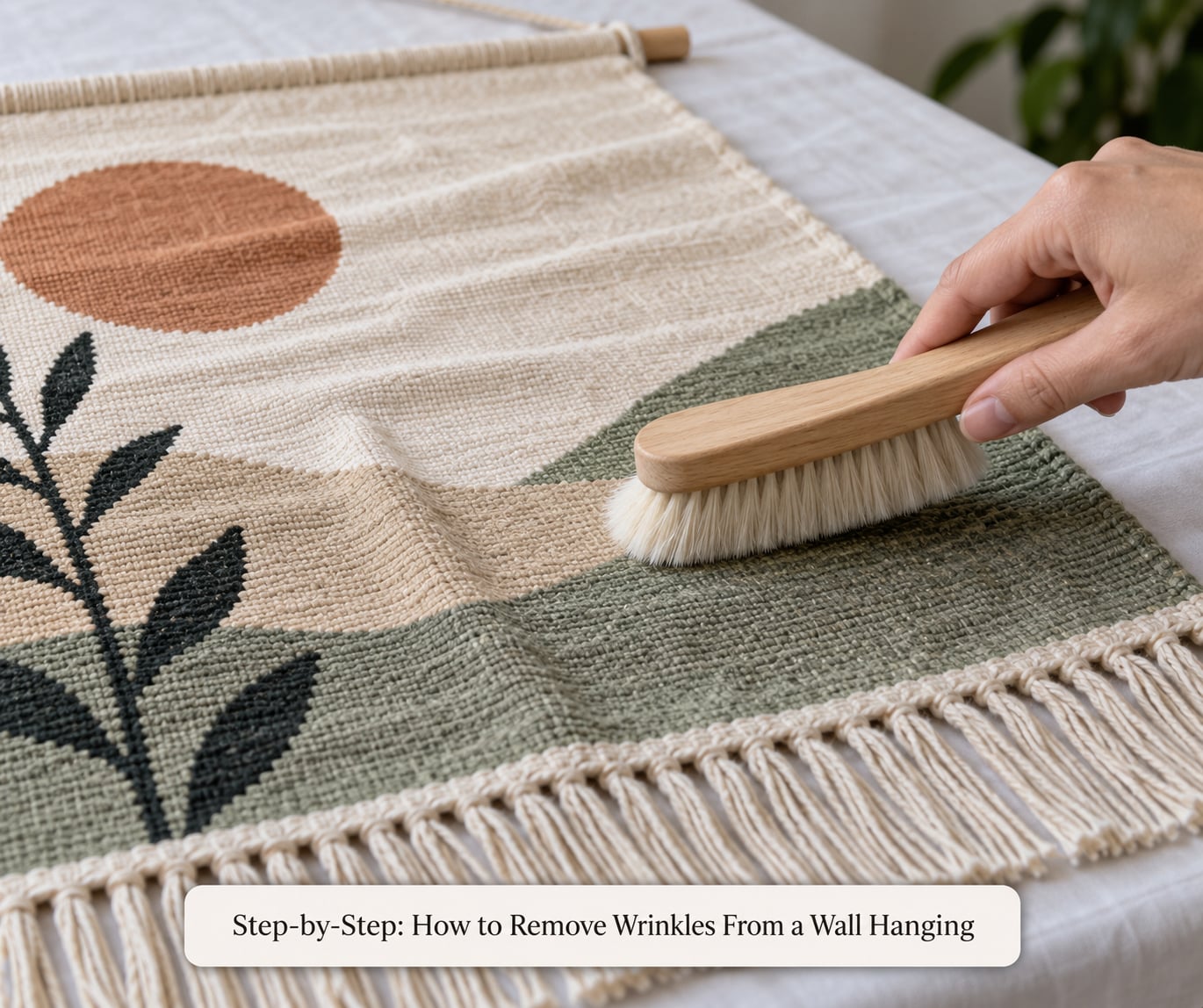 Step-by-Step: How to Remove Wrinkles From a Wall Hanging