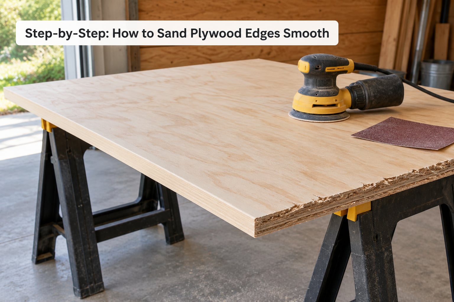 Step-by-Step: How to Sand Plywood Edges Smooth